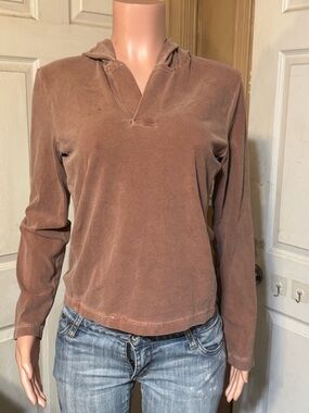 Pulp Women's Long-Sleeve Hooded Crop top M